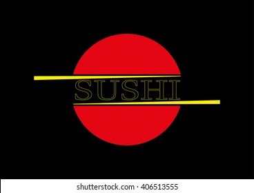 Sushi Icon. Vector