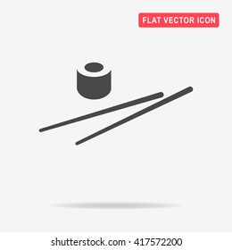Sushi icon. Vector concept illustration for design.