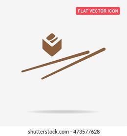 Sushi icon. Vector concept illustration for design.