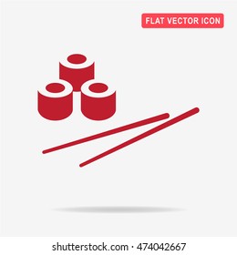 Sushi icon. Vector concept illustration for design.