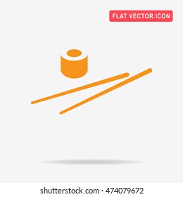 Sushi icon. Vector concept illustration for design.