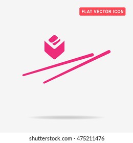 Sushi icon. Vector concept illustration for design.