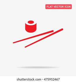 Sushi icon. Vector concept illustration for design.
