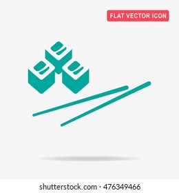 Sushi icon. Vector concept illustration for design.