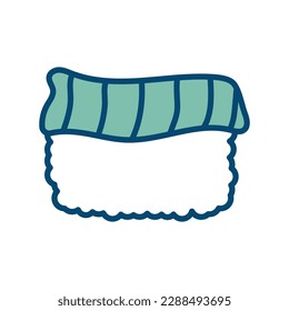 sushi icon vector design template in white background