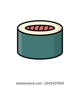 sushi icon vector design template simple and clean