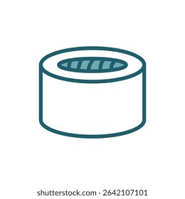 sushi icon vector design template simple and clean