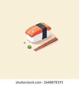 Sushi ícone vetor eps arquivo 8 bits