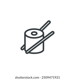 Ícone Sushi, ilustração do vetor Sushi