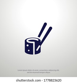 sushi icon. Vector illustration EPS 10.