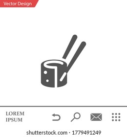 sushi icon. Vector illustration EPS 10.