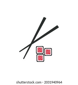 sushi icon vector illustration template design