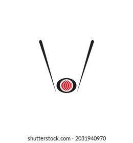 sushi icon vector illustration template design