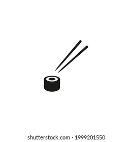 sushi icon vector on a white background
