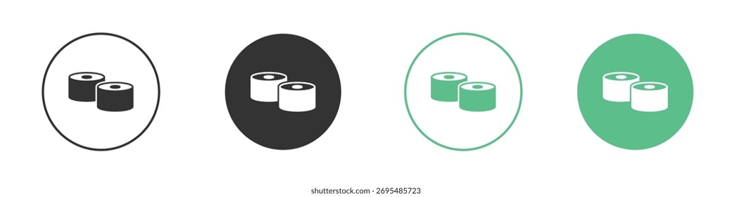 Pictograma vetorial de ícone Sushi para elementos de interface ui ux