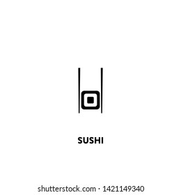 sushi icon vector. sushi sign on white background. sushi icon for web and app