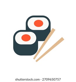 Icono de sushi. Símbolo de Vector de sushi