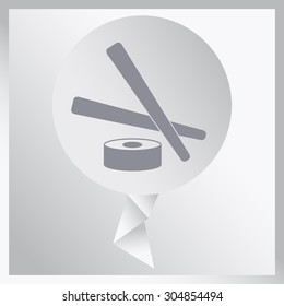 Sushi icon. Vector symbol