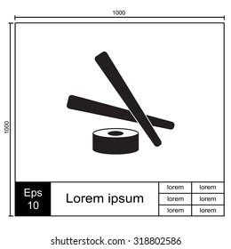 Sushi icon. Vector symbol