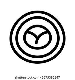 Ilustración de diseño de símbolo de Vector de icono de sushi