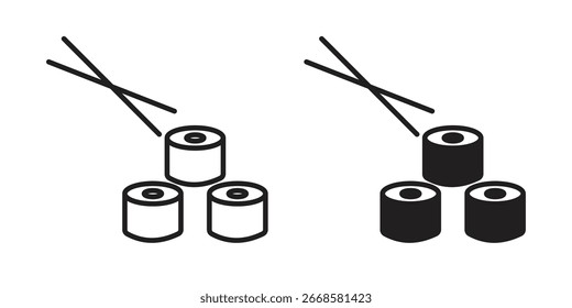 Sushi-Symbol, Vektorgrafik, Symbol, Logo-Illustrationen