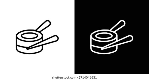 Vector de icono de sushi, símbolo, ilustraciones de logotipo