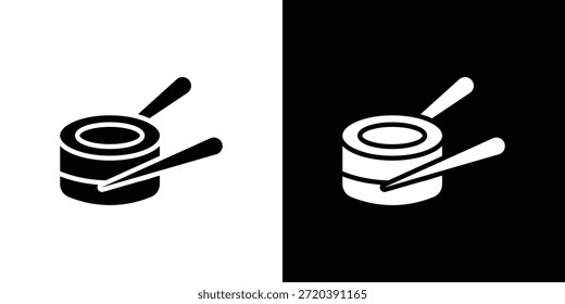 Vector de icono de sushi, símbolo, ilustraciones de logotipo
