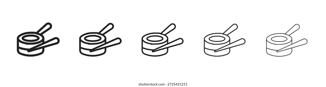 Vector de icono de sushi, símbolo, ilustraciones de logotipo