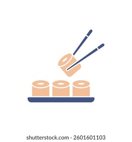 sushi icons  symbol vector elements for infographic web