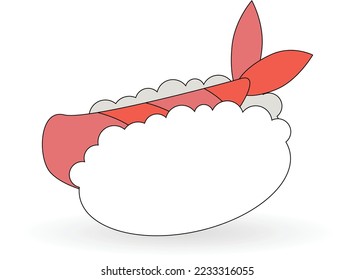 sushi illustration, can be used for icon