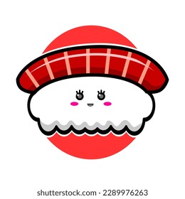 sushi illustration for logo and sticker.