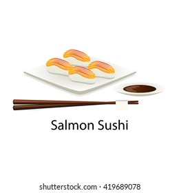 Sushi Illustration Template 