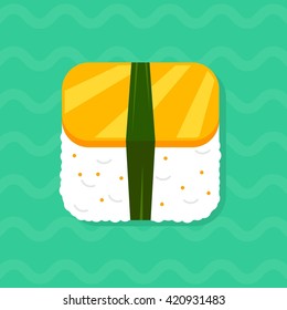  Sushi Illustration Template 
