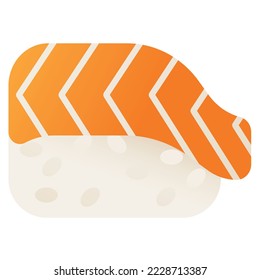 Sushi einzeln auf weißem Hintergrund, Illustration, Symbol, Element