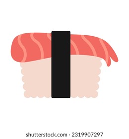 sushi item japanese food design illustration