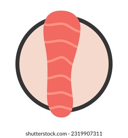 sushi item japanese food design illustration