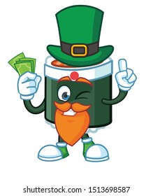 sushi japan mascot character vector happy patrick day 