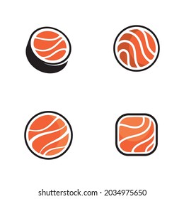 sushi japan Vector icon design illustration Template