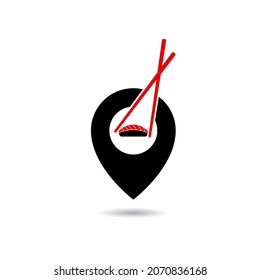 sushi japan Vector icon design illustration Template