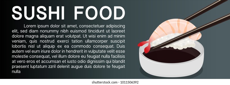 Sushi Japanese Food background