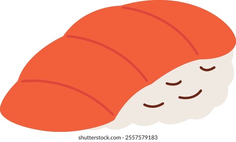 Sushi Japanese Food object illustration