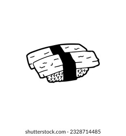 sushi japanese food vector illustration