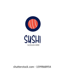 Sushi Japanese Logo Design Illustration