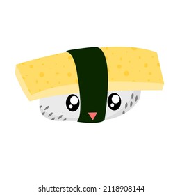 Sushi kawaii Style illustration vector 