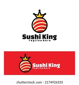 Sushi King Art Logo Illustration Stock Vector (Royalty Free) 2174926333 ...