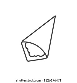 Sushi line icon.
