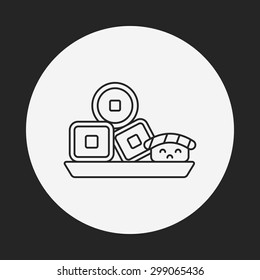 sushi line icon