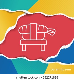 sushi line icon