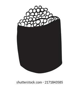 Sushi line japanese food element design