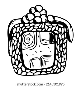 sushi linear doodle.Menu for cafe and engagement.
